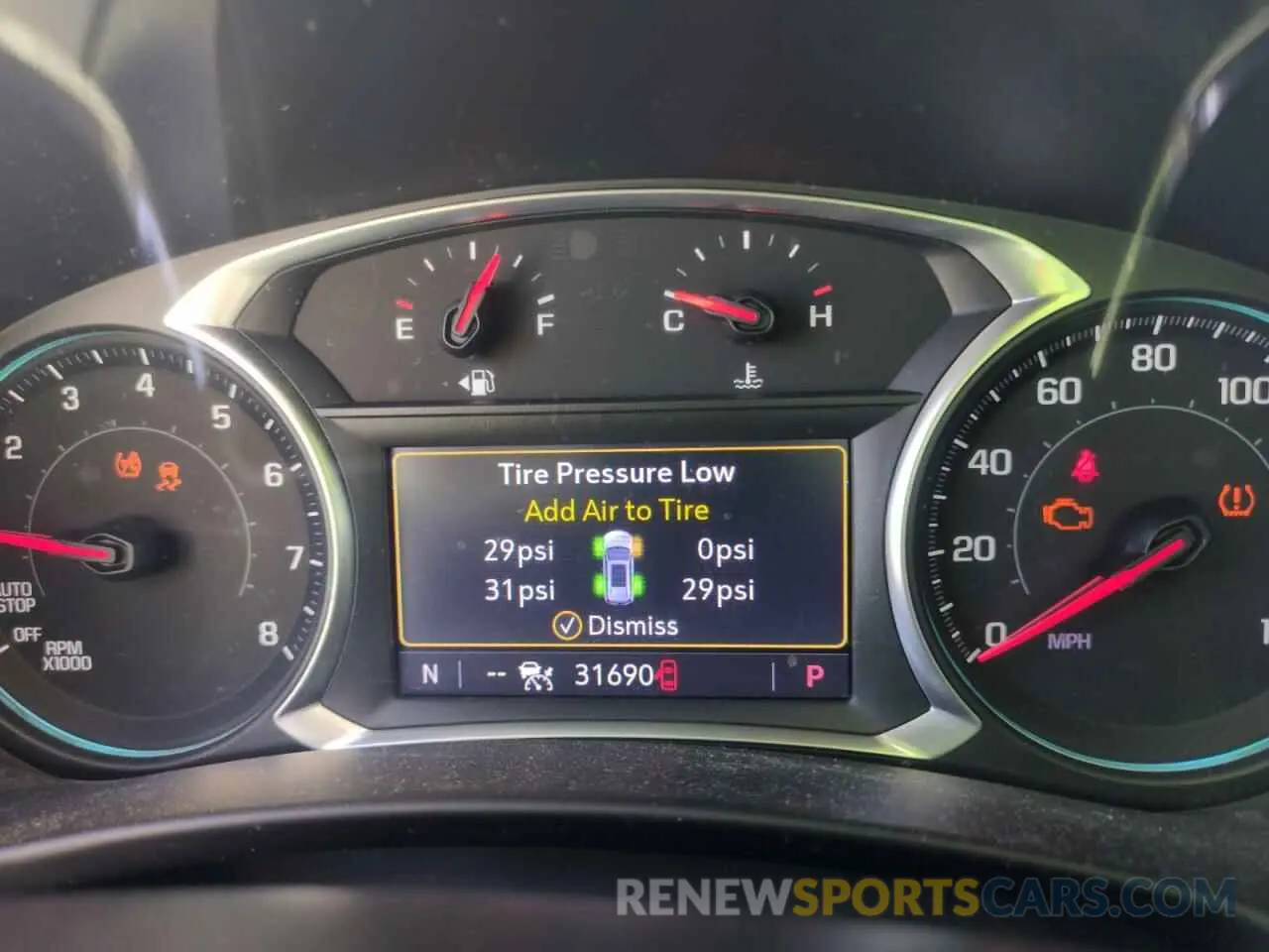 9 fotografías del automóvil dañado 2GNAXYEX5L6275953 CHEVROLET EQUINOX 2020