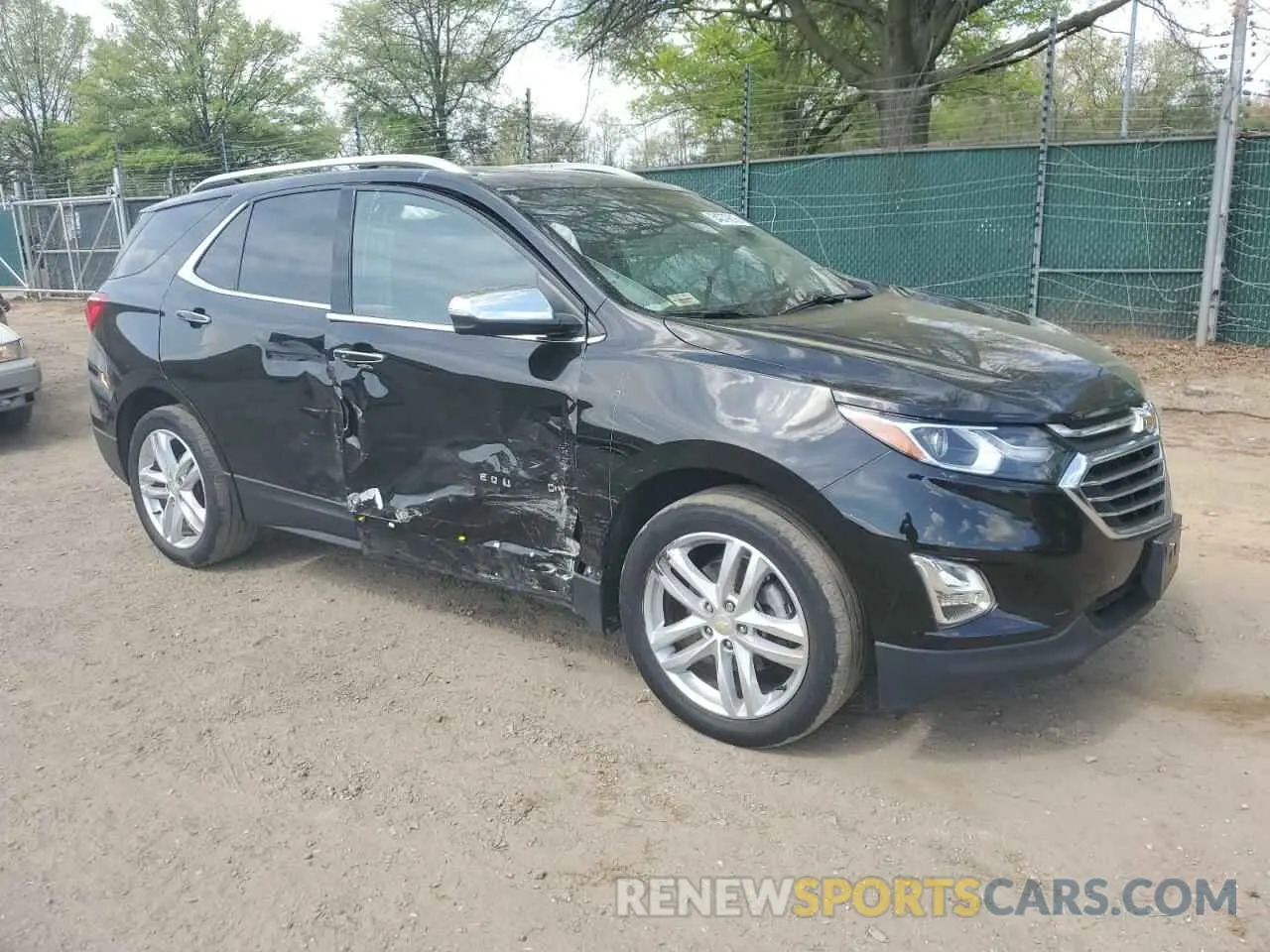 4 fotografías del automóvil dañado 2GNAXYEX9L6266589 CHEVROLET EQUINOX 2020