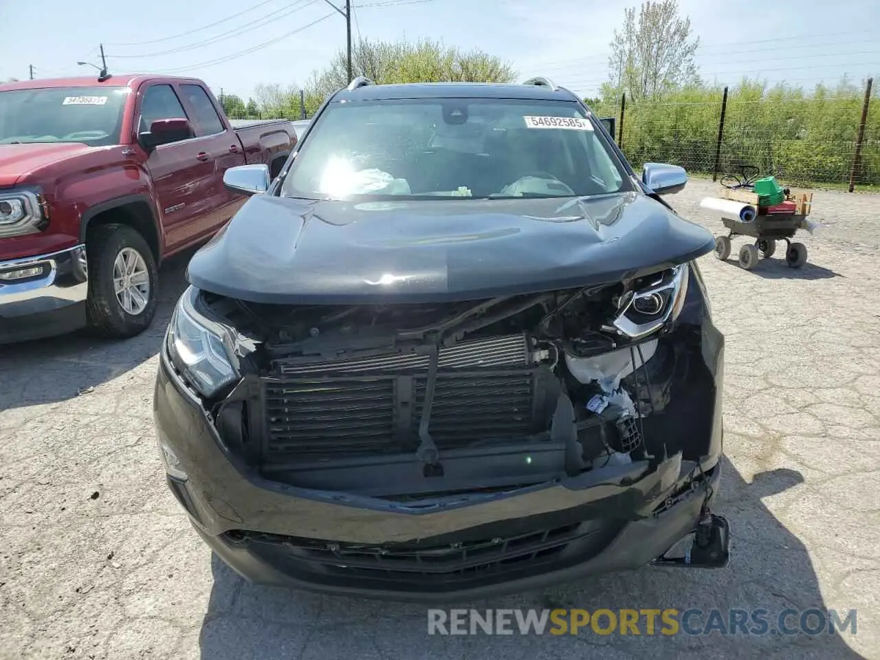 5 fotografías del automóvil dañado 2GNAXYEXXL6135722 CHEVROLET EQUINOX 2020