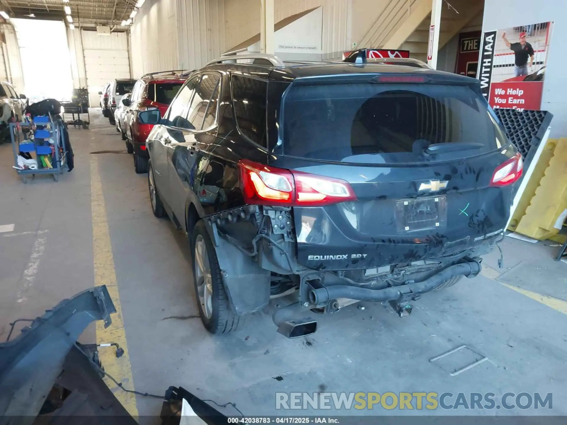 3 fotografías del automóvil dañado 2GNAXYEXXL6186797 CHEVROLET EQUINOX 2020