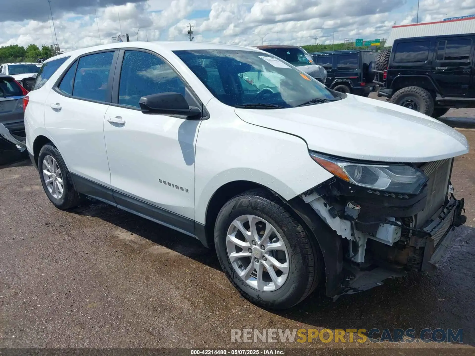 1 fotografías del automóvil dañado 3GNAXFEV0LS654136 CHEVROLET EQUINOX 2020