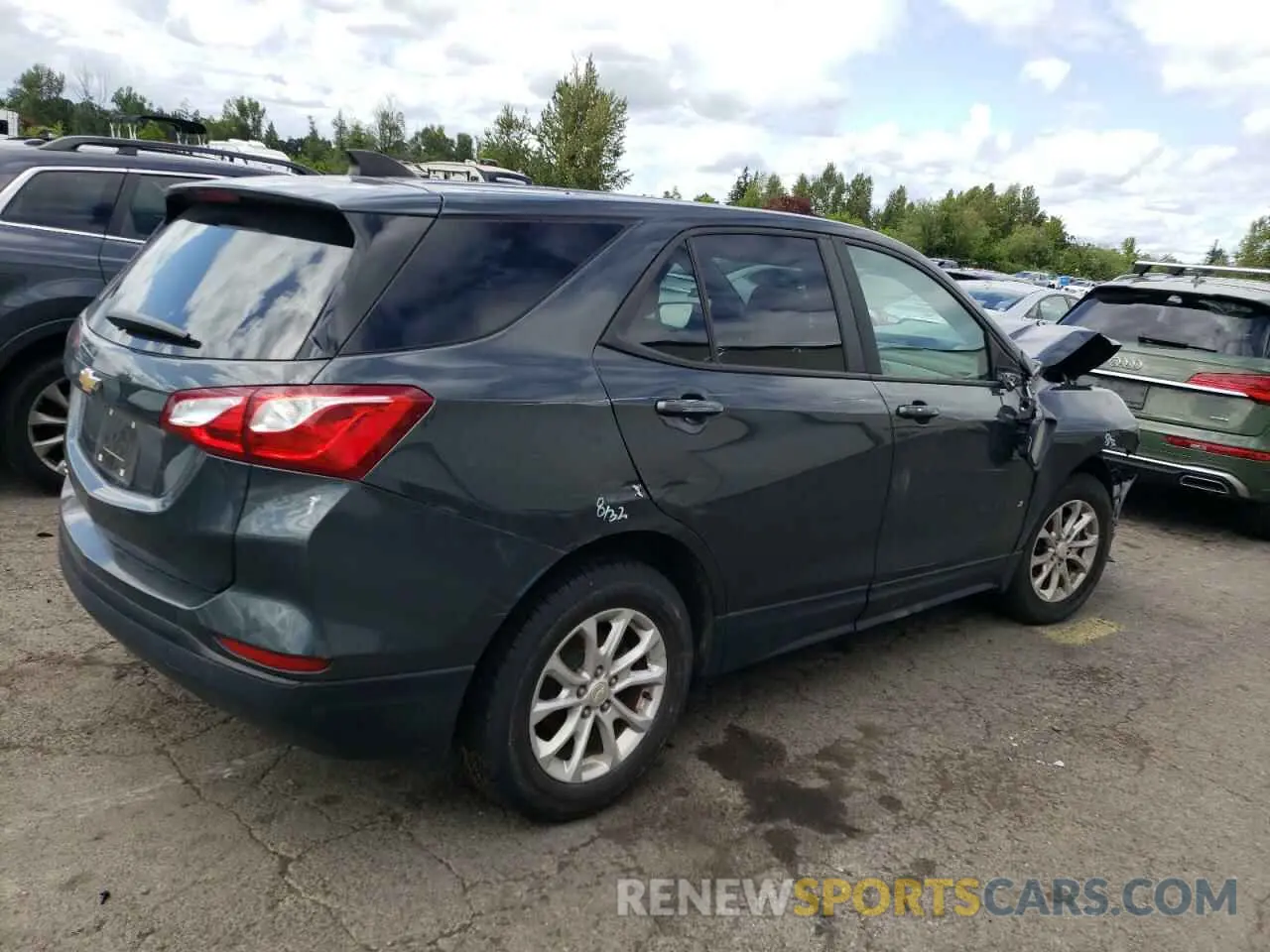 3 fotografías del automóvil dañado 3GNAXHEV0LS560673 CHEVROLET EQUINOX 2020