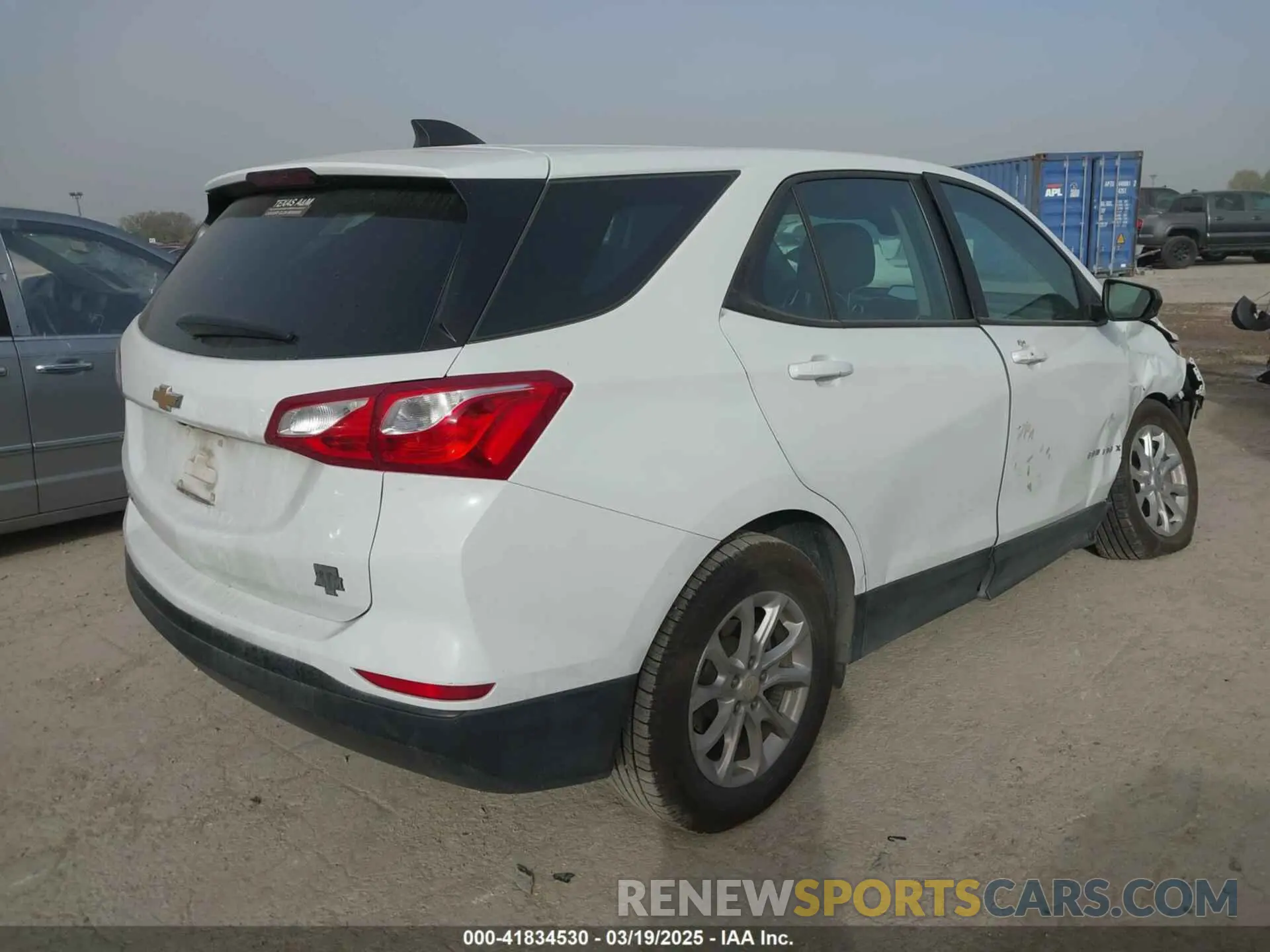 4 fotografías del automóvil dañado 3GNAXHEV0LS591907 CHEVROLET EQUINOX 2020