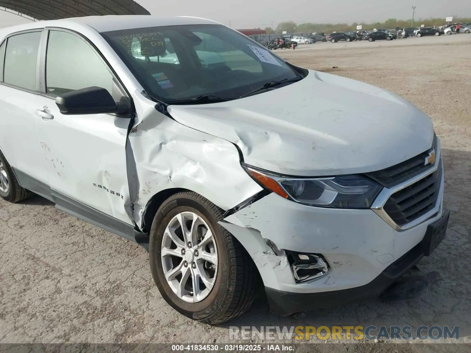 6 fotografías del automóvil dañado 3GNAXHEV0LS591907 CHEVROLET EQUINOX 2020