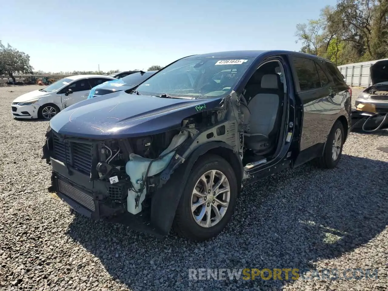 1 fotografías del automóvil dañado 3GNAXHEV0LS620824 CHEVROLET EQUINOX 2020
