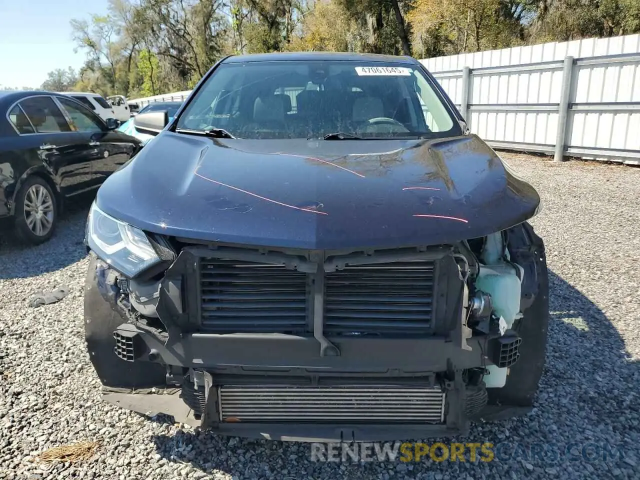 5 fotografías del automóvil dañado 3GNAXHEV0LS620824 CHEVROLET EQUINOX 2020