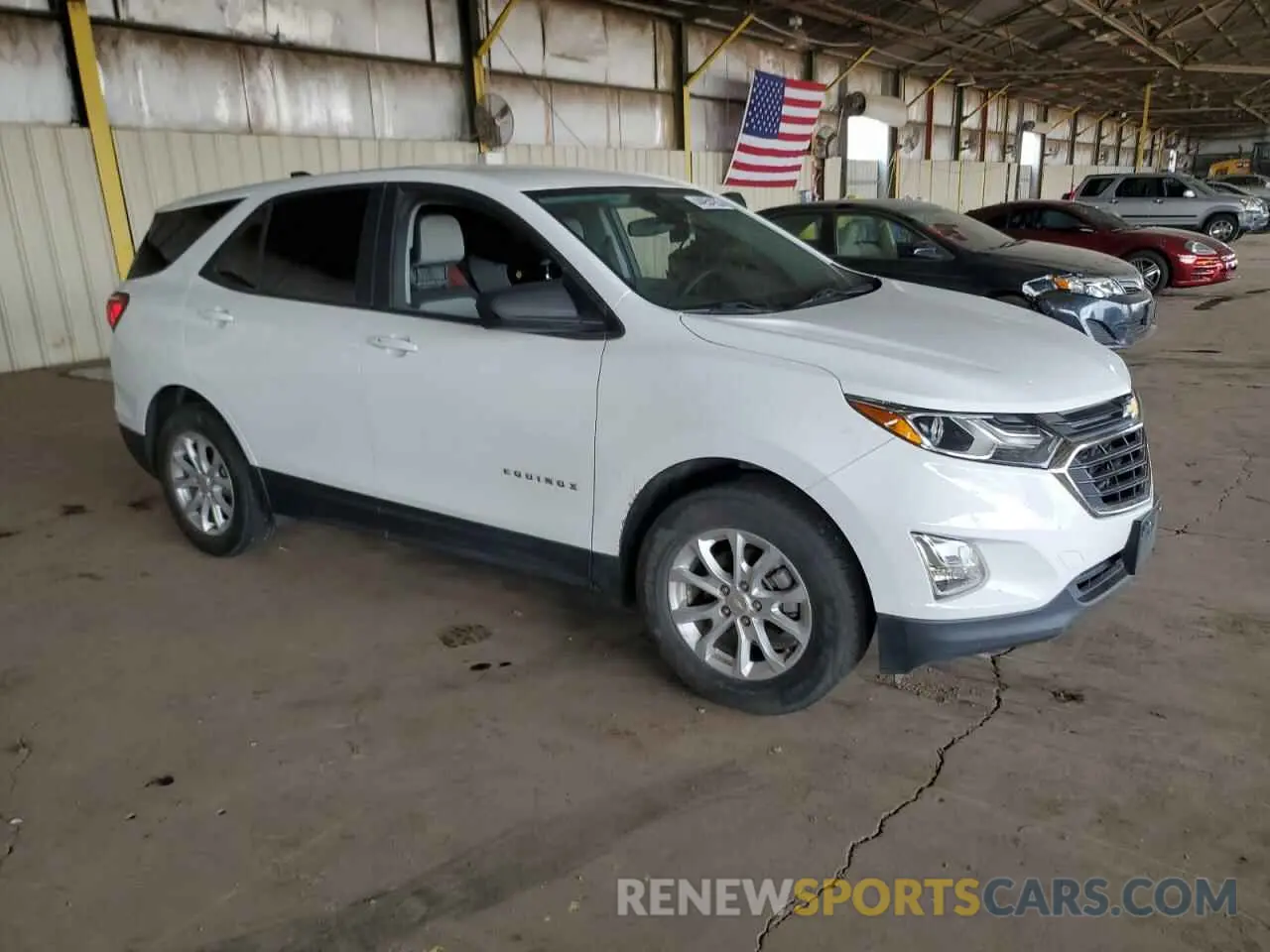 4 fotografías del automóvil dañado 3GNAXHEV1LS506122 CHEVROLET EQUINOX 2020