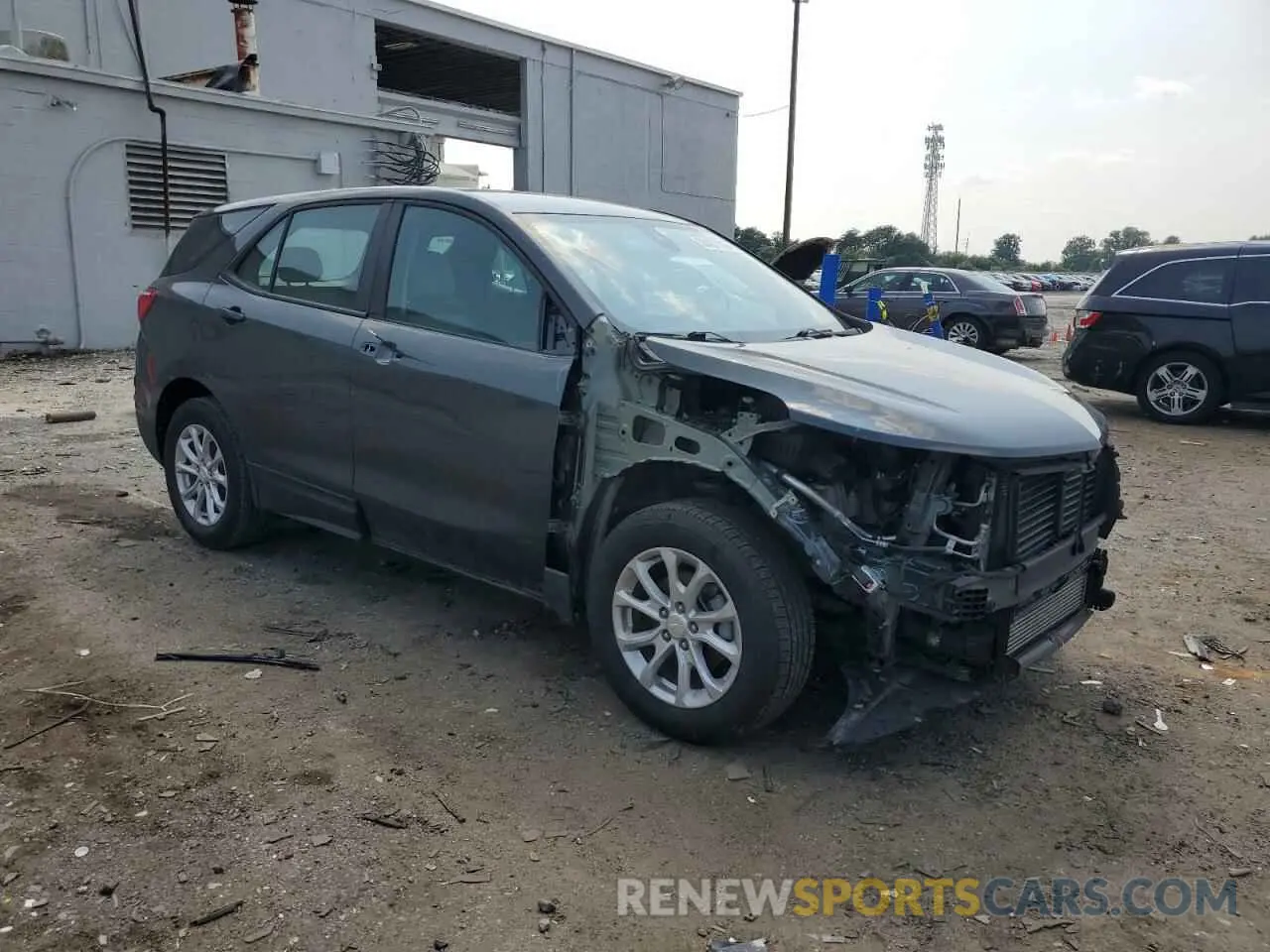 4 fotografías del automóvil dañado 3GNAXHEV1LS514852 CHEVROLET EQUINOX 2020