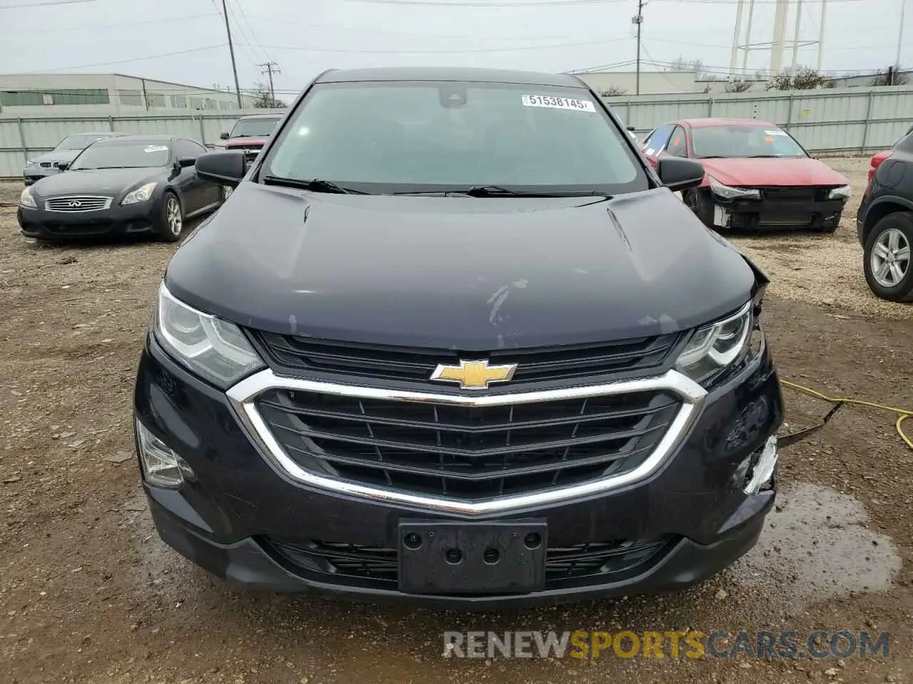 5 fotografías del automóvil dañado 3GNAXHEV1LS594282 CHEVROLET EQUINOX 2020