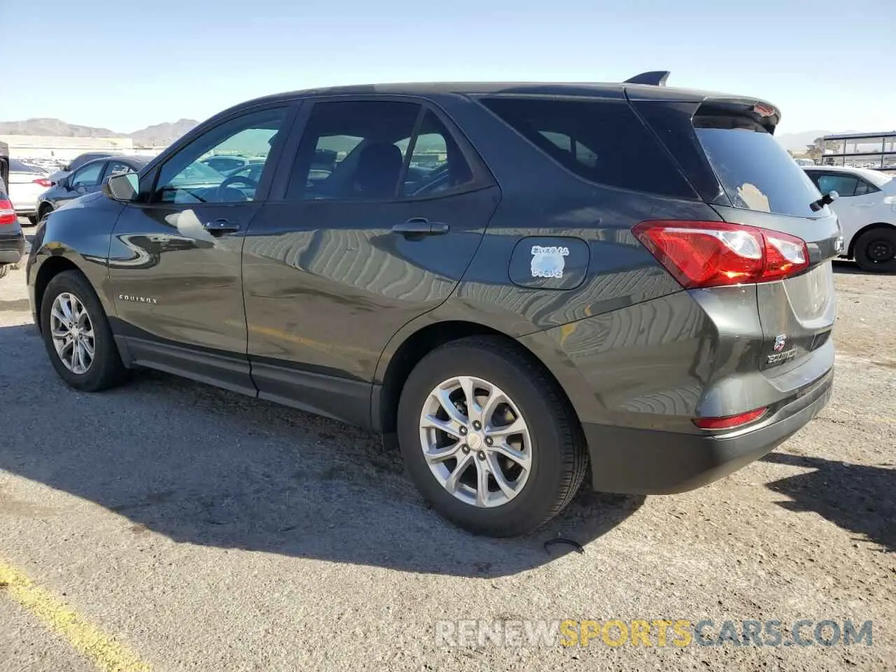 2 fotografías del automóvil dañado 3GNAXHEV2LS506243 CHEVROLET EQUINOX 2020