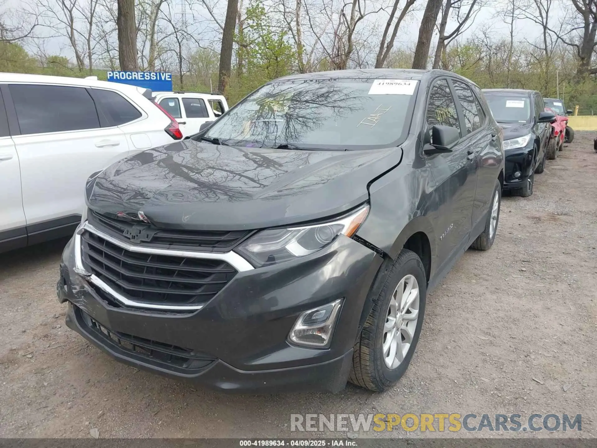 2 fotografías del automóvil dañado 3GNAXHEV2LS654862 CHEVROLET EQUINOX 2020
