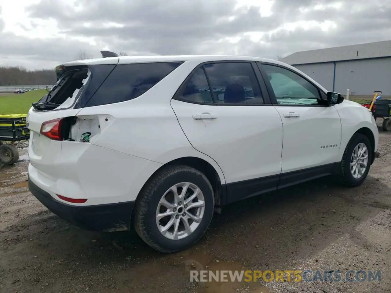 3 fotografías del automóvil dañado 3GNAXHEV2LS695234 CHEVROLET EQUINOX 2020