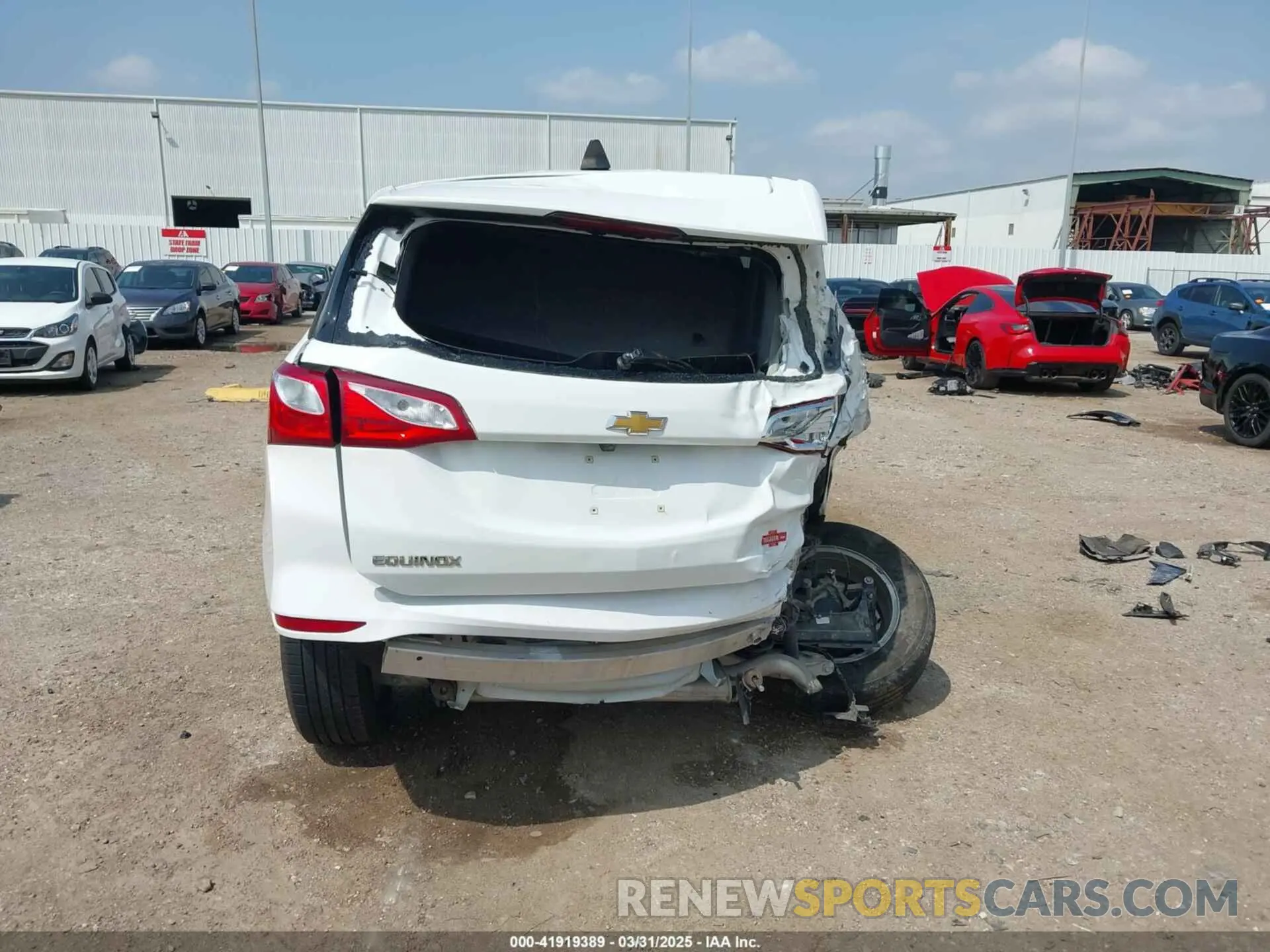 17 fotografías del automóvil dañado 3GNAXHEV2LS704031 CHEVROLET EQUINOX 2020