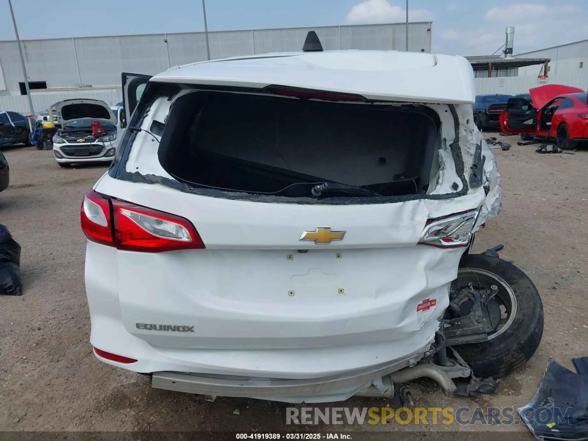 18 fotografías del automóvil dañado 3GNAXHEV2LS704031 CHEVROLET EQUINOX 2020