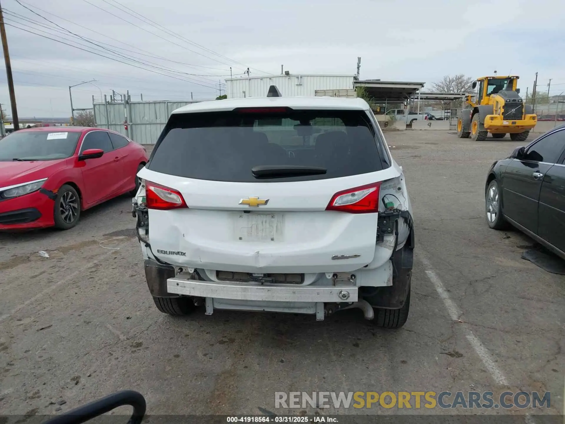 16 fotografías del automóvil dañado 3GNAXHEV2LS727230 CHEVROLET EQUINOX 2020