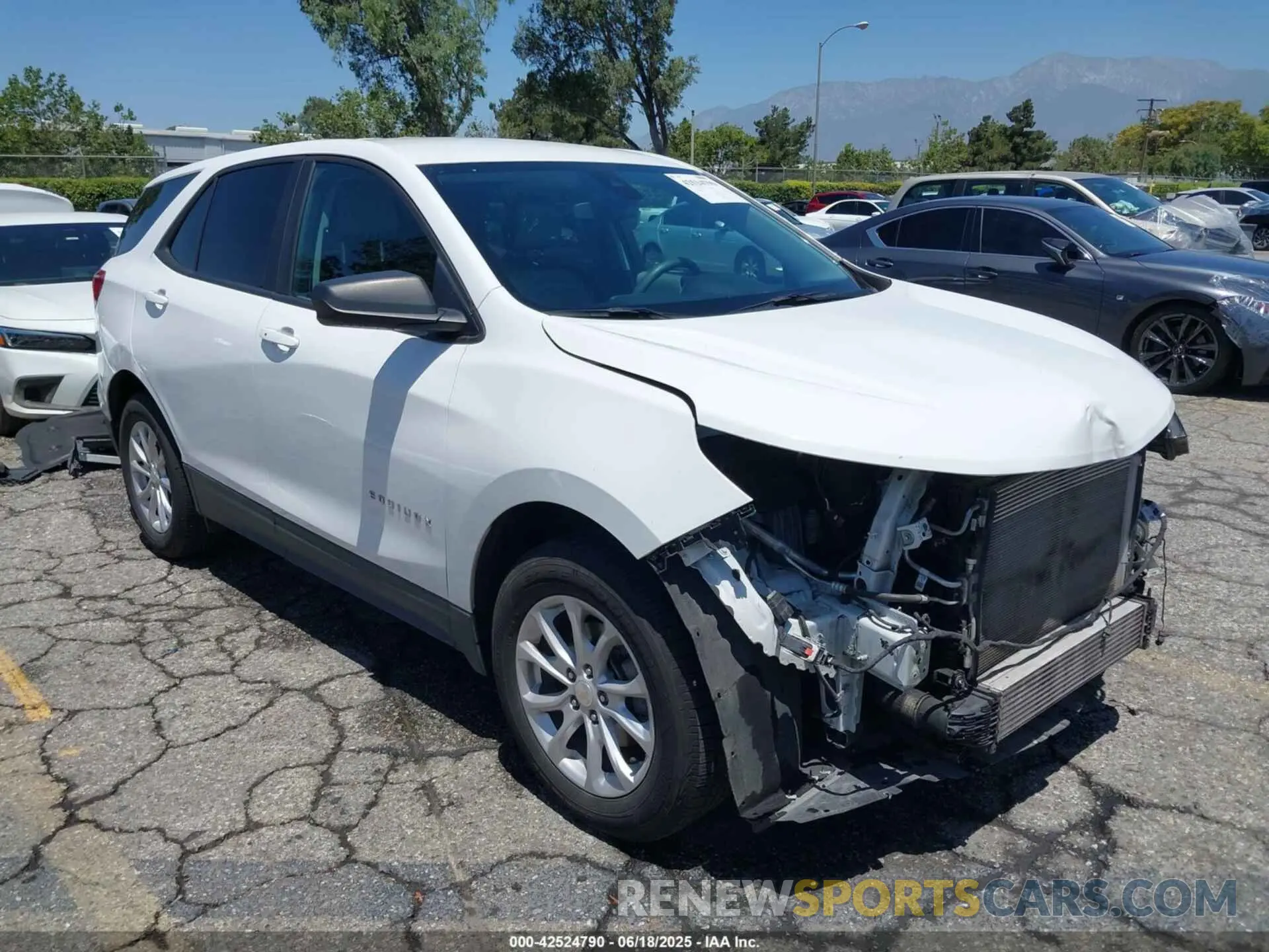 1 fotografías del automóvil dañado 3GNAXHEV2LS737126 CHEVROLET EQUINOX 2020