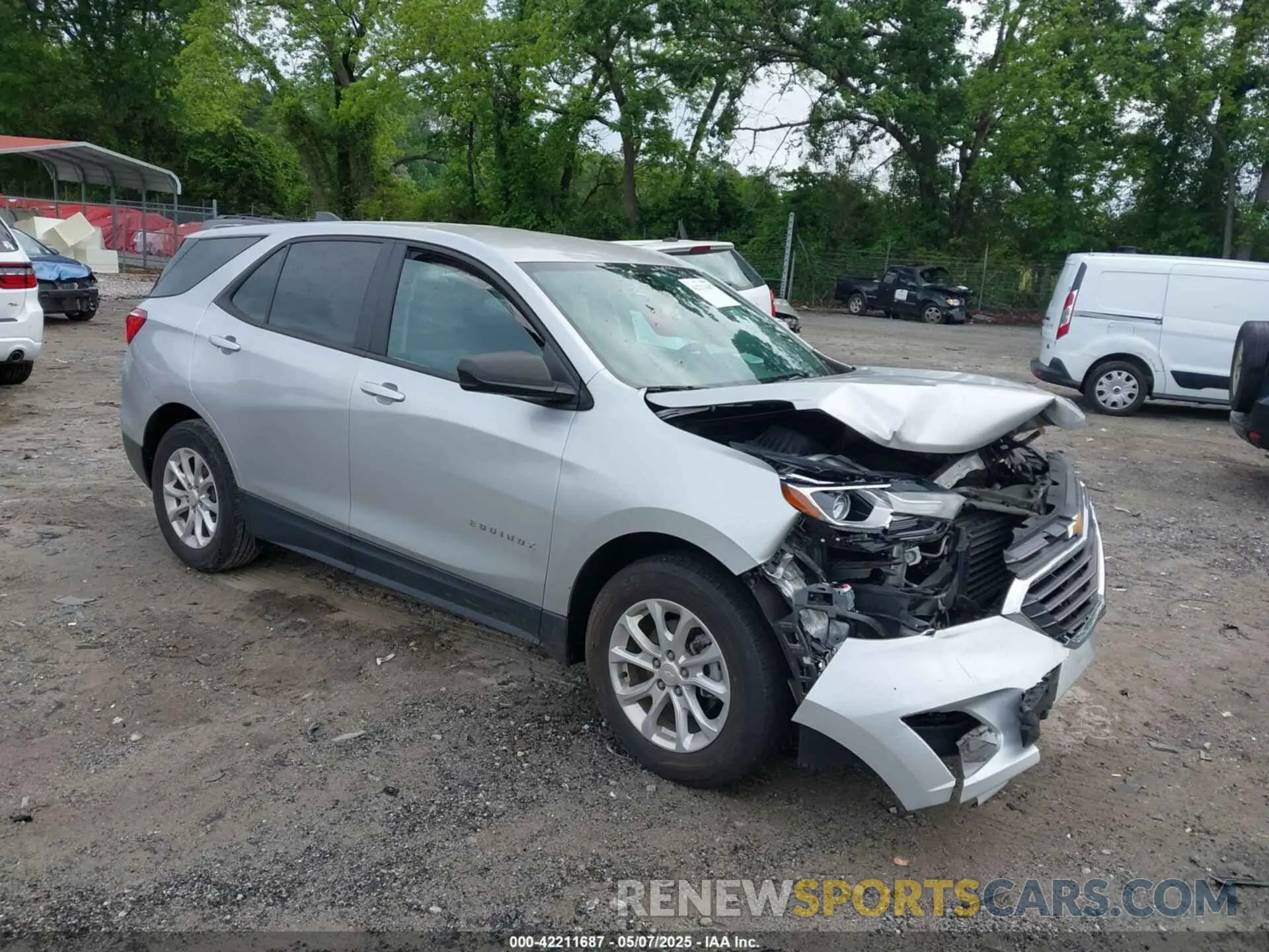 1 fotografías del automóvil dañado 3GNAXHEV3LS522936 CHEVROLET EQUINOX 2020
