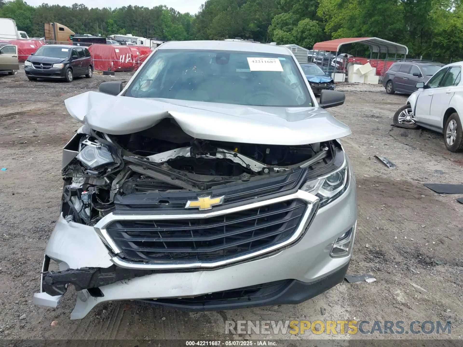 11 fotografías del automóvil dañado 3GNAXHEV3LS522936 CHEVROLET EQUINOX 2020