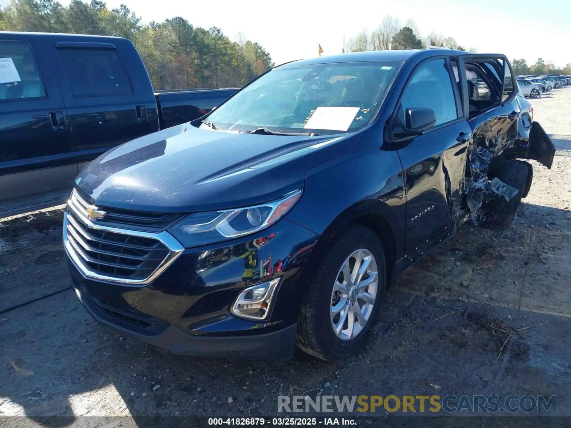 2 fotografías del automóvil dañado 3GNAXHEV3LS662310 CHEVROLET EQUINOX 2020