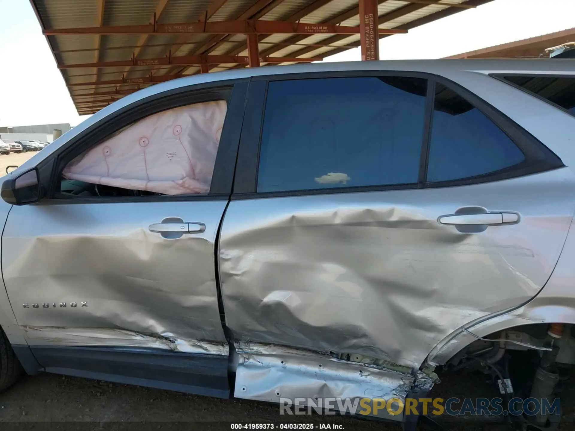 14 fotografías del automóvil dañado 3GNAXHEV3LS682881 CHEVROLET EQUINOX 2020