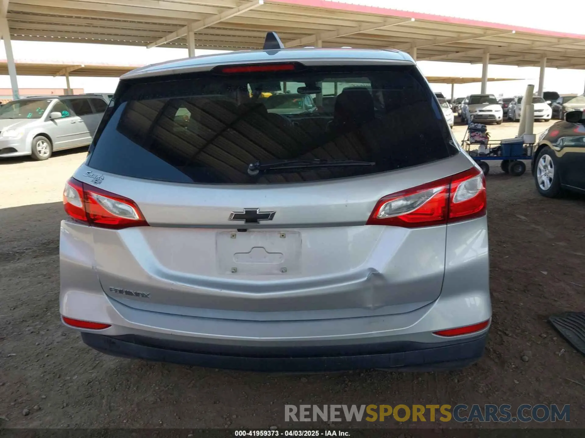16 fotografías del automóvil dañado 3GNAXHEV3LS682881 CHEVROLET EQUINOX 2020