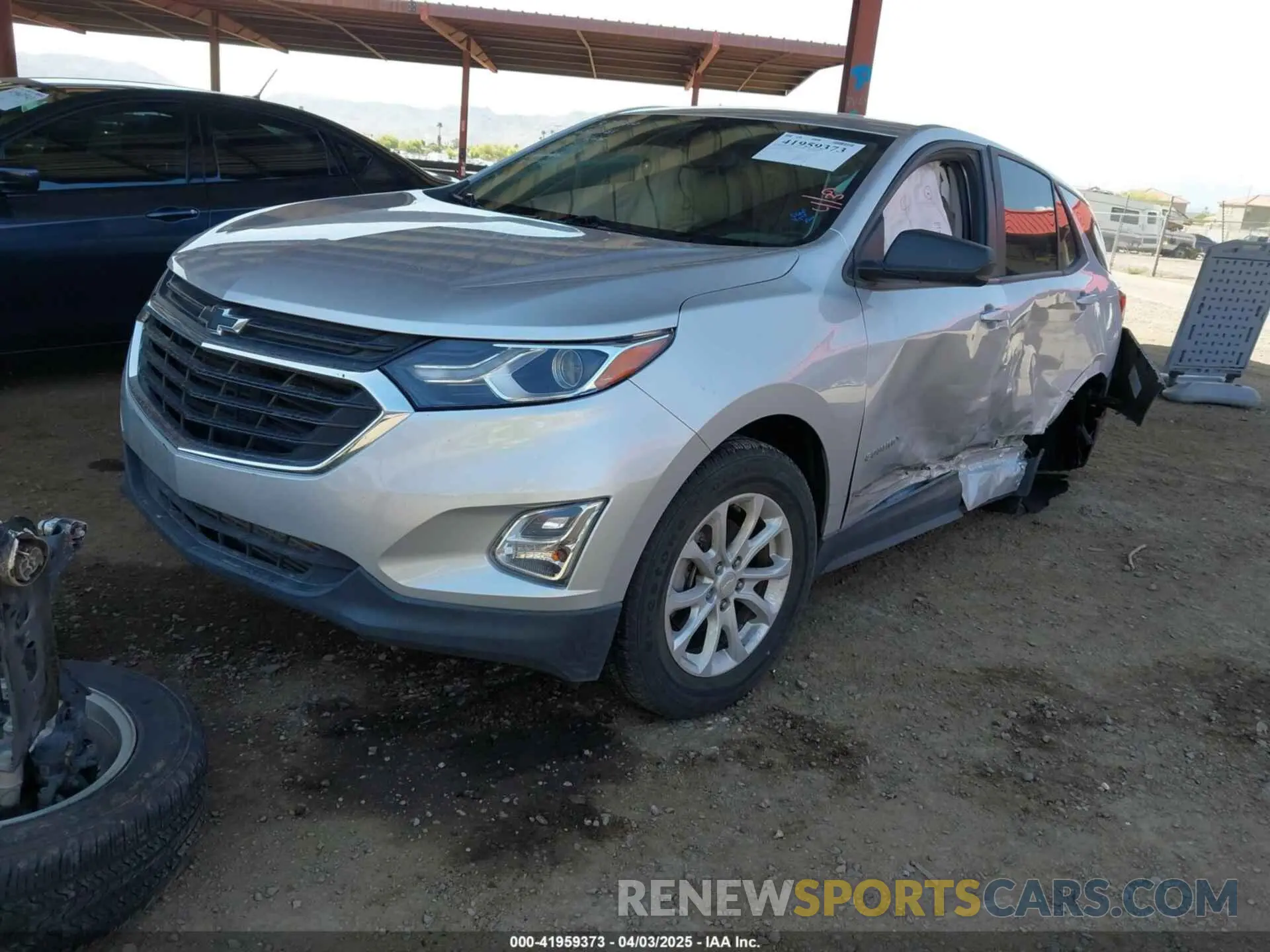 2 fotografías del automóvil dañado 3GNAXHEV3LS682881 CHEVROLET EQUINOX 2020