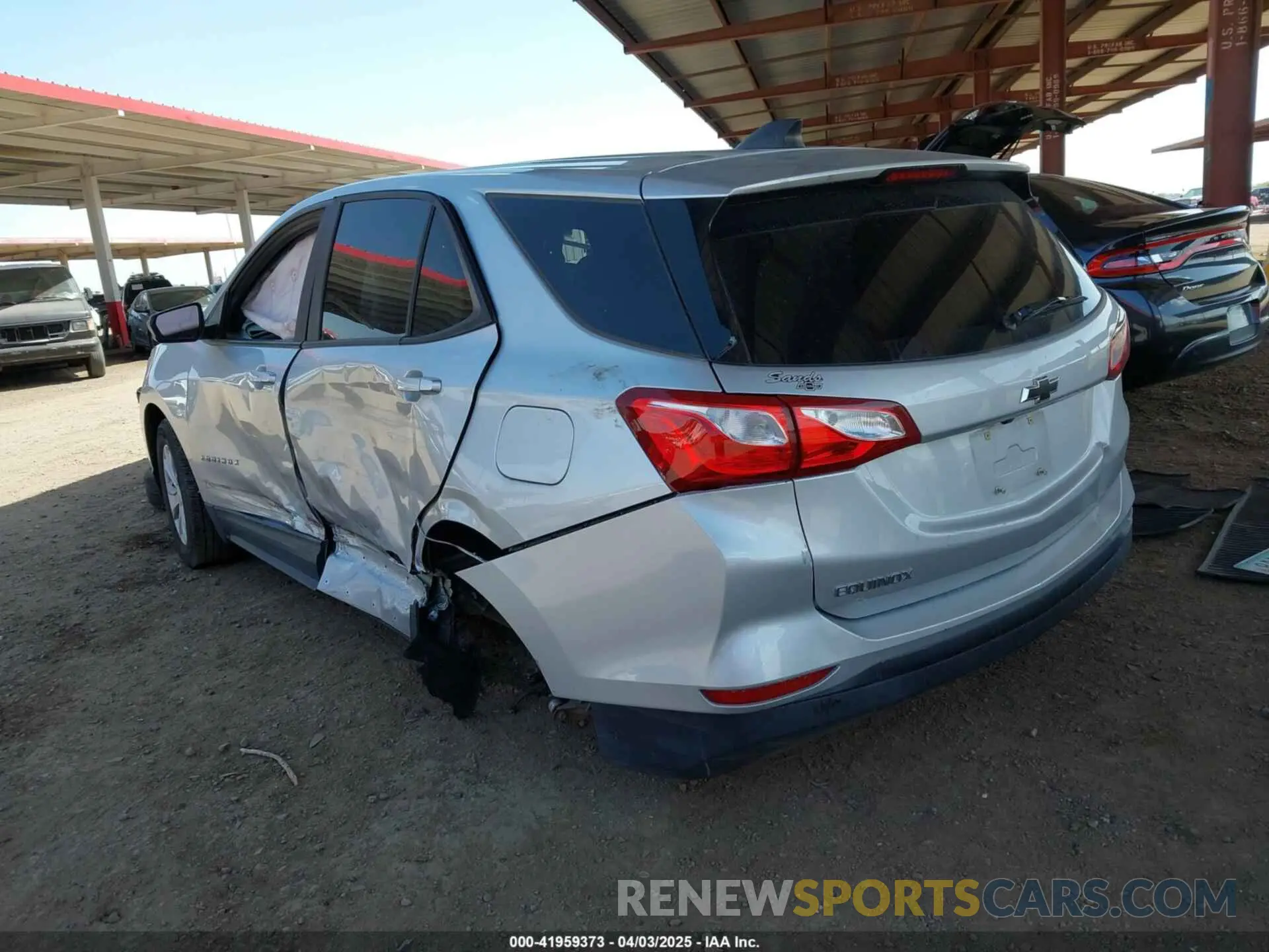 6 fotografías del automóvil dañado 3GNAXHEV3LS682881 CHEVROLET EQUINOX 2020