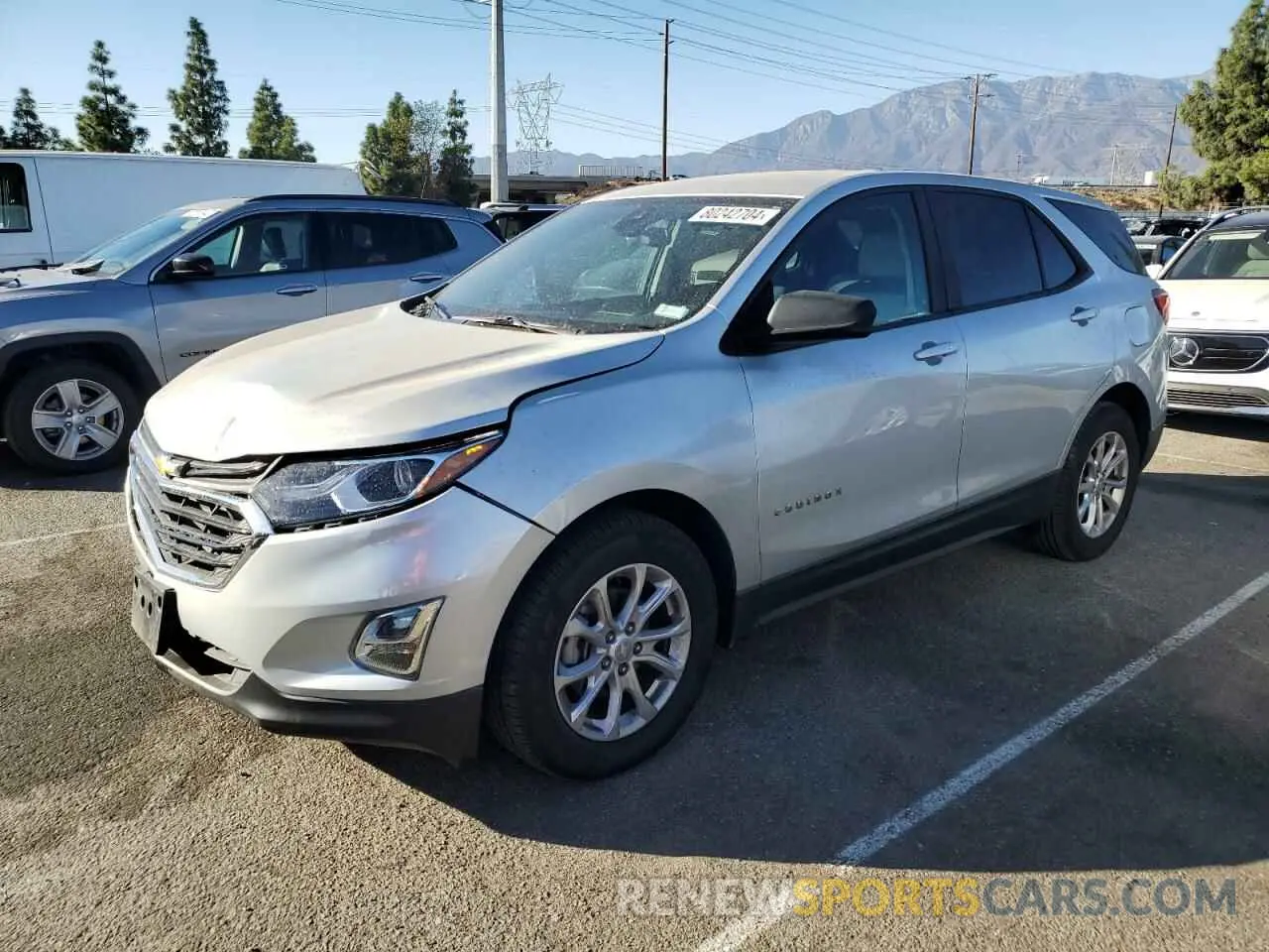 1 fotografías del automóvil dañado 3GNAXHEV3LS714633 CHEVROLET EQUINOX 2020