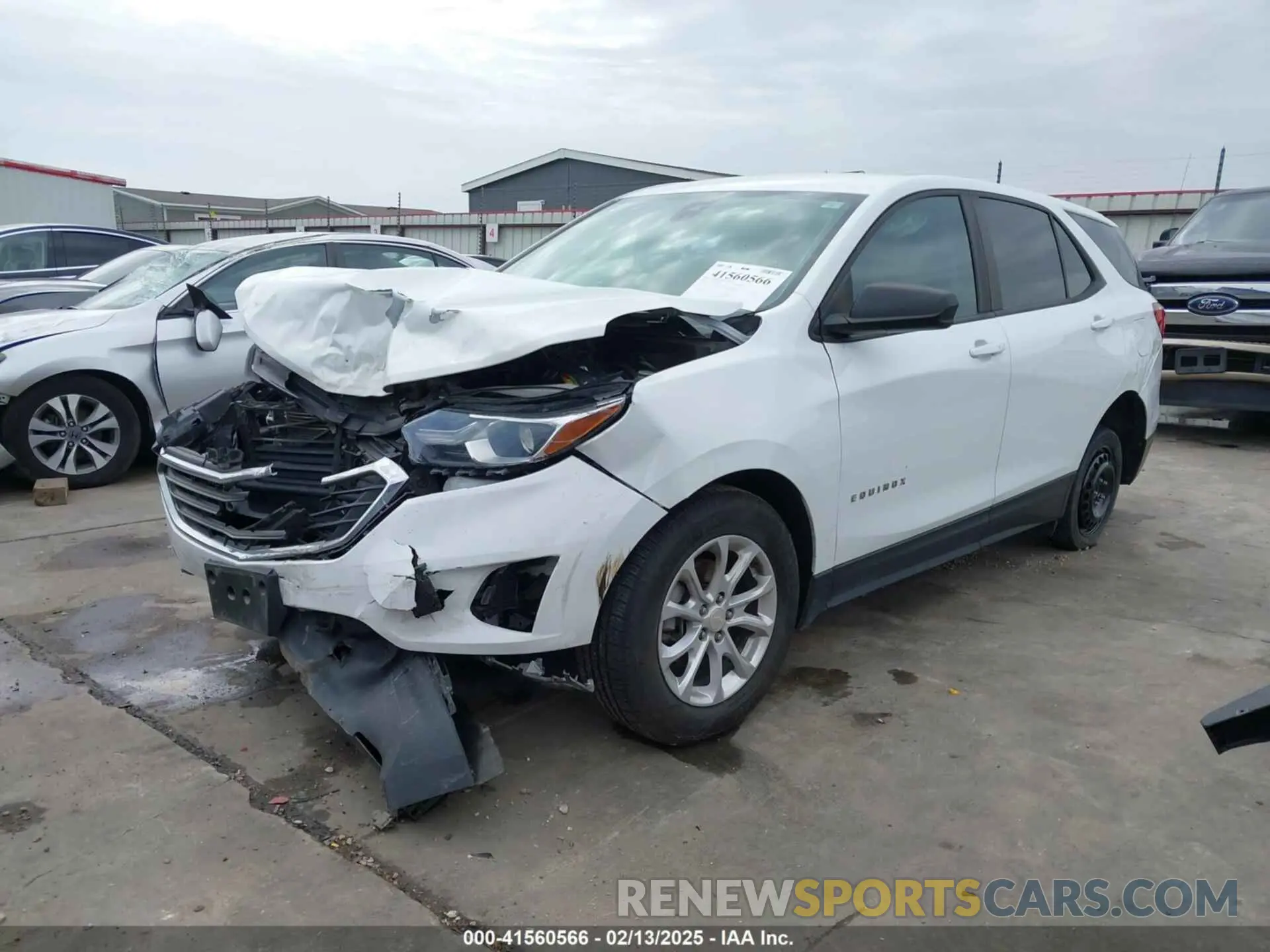 2 fotografías del automóvil dañado 3GNAXHEV3LS716138 CHEVROLET EQUINOX 2020
