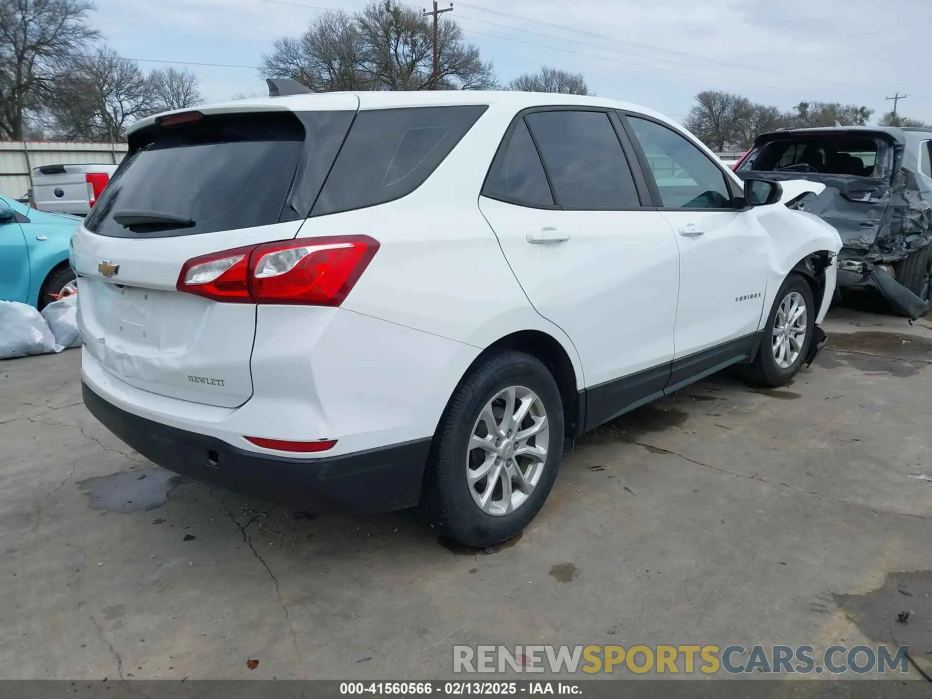 4 fotografías del automóvil dañado 3GNAXHEV3LS716138 CHEVROLET EQUINOX 2020
