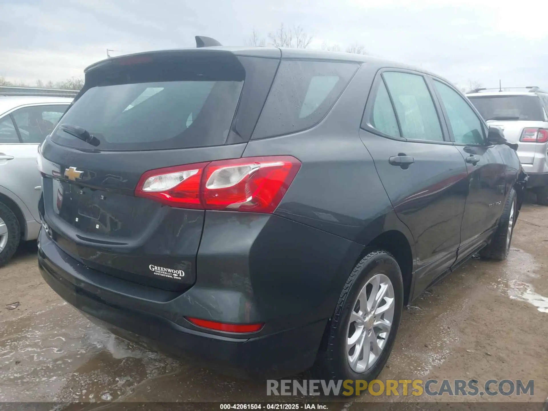 4 fotografías del automóvil dañado 3GNAXHEV4LS545593 CHEVROLET EQUINOX 2020