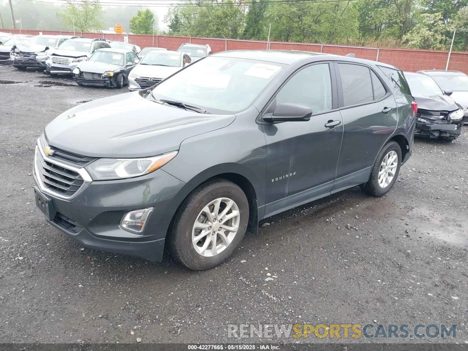 2 fotografías del automóvil dañado 3GNAXHEV4LS592073 CHEVROLET EQUINOX 2020