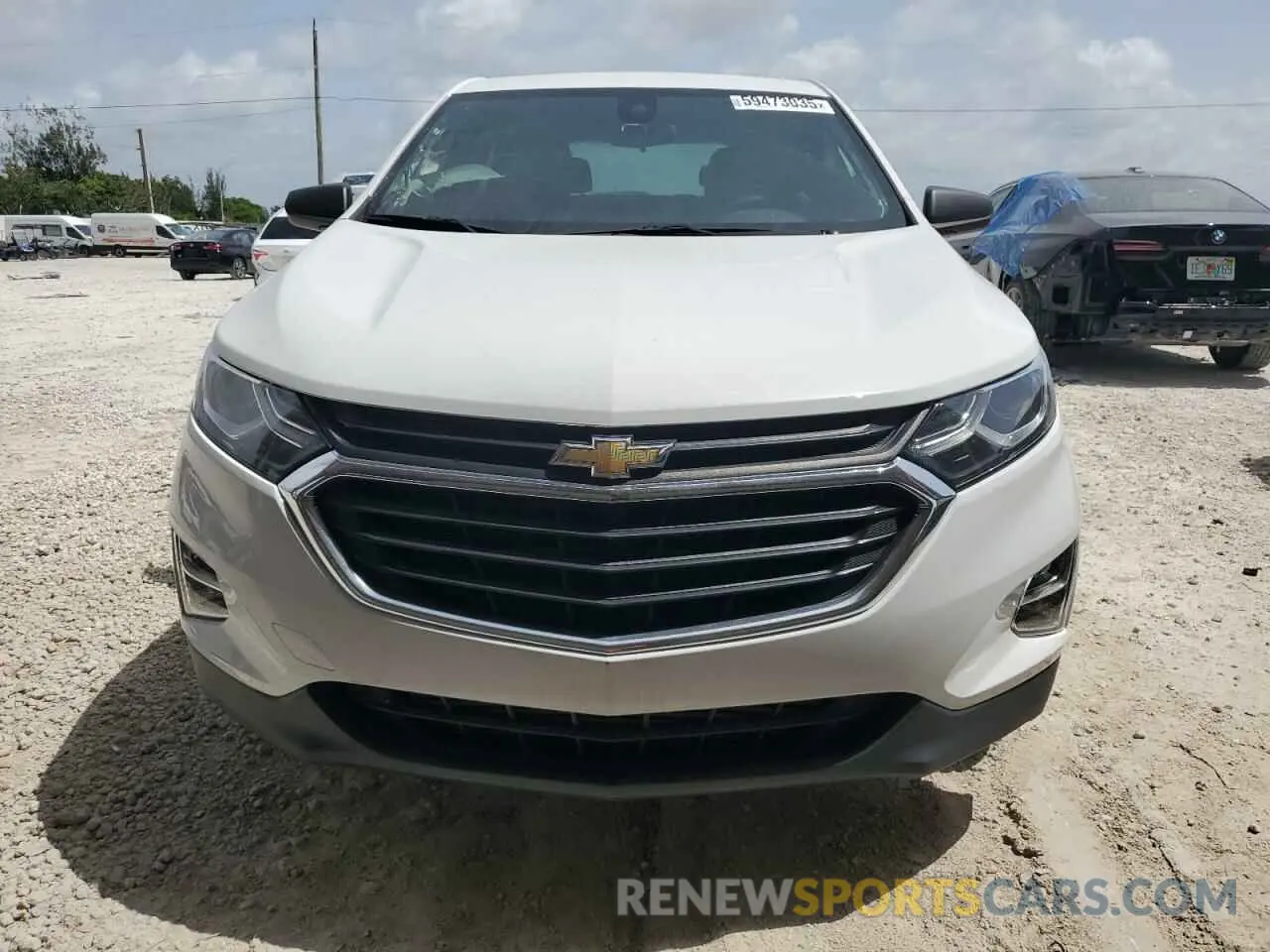 5 fotografías del automóvil dañado 3GNAXHEV4LS617361 CHEVROLET EQUINOX 2020