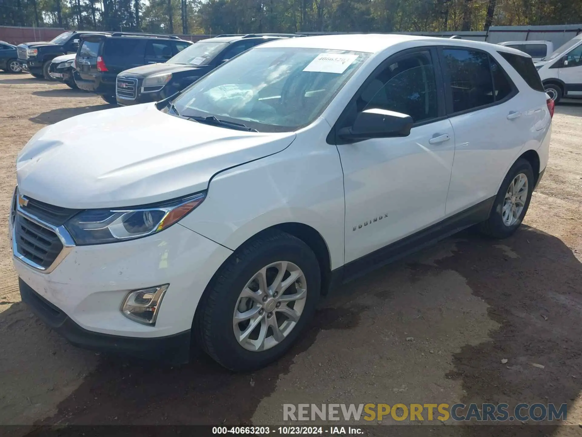 2 fotografías del automóvil dañado 3GNAXHEV4LS671601 CHEVROLET EQUINOX 2020