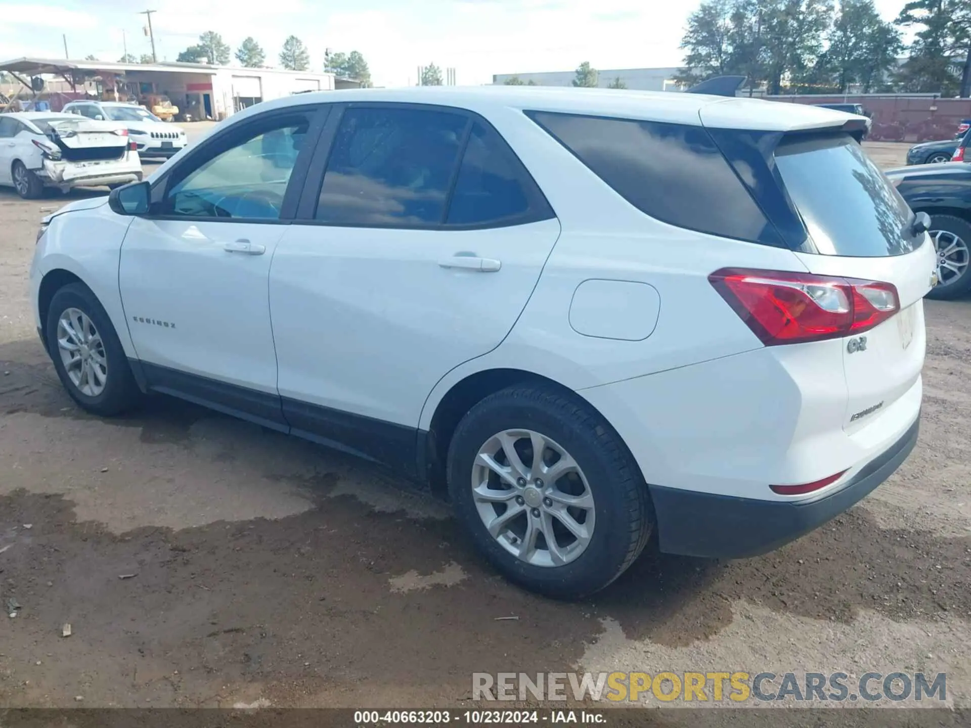 3 fotografías del automóvil dañado 3GNAXHEV4LS671601 CHEVROLET EQUINOX 2020