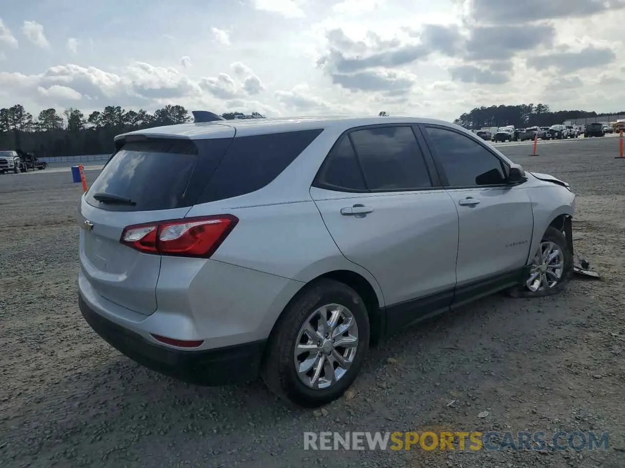 3 fotografías del automóvil dañado 3GNAXHEV4LS737323 CHEVROLET EQUINOX 2020