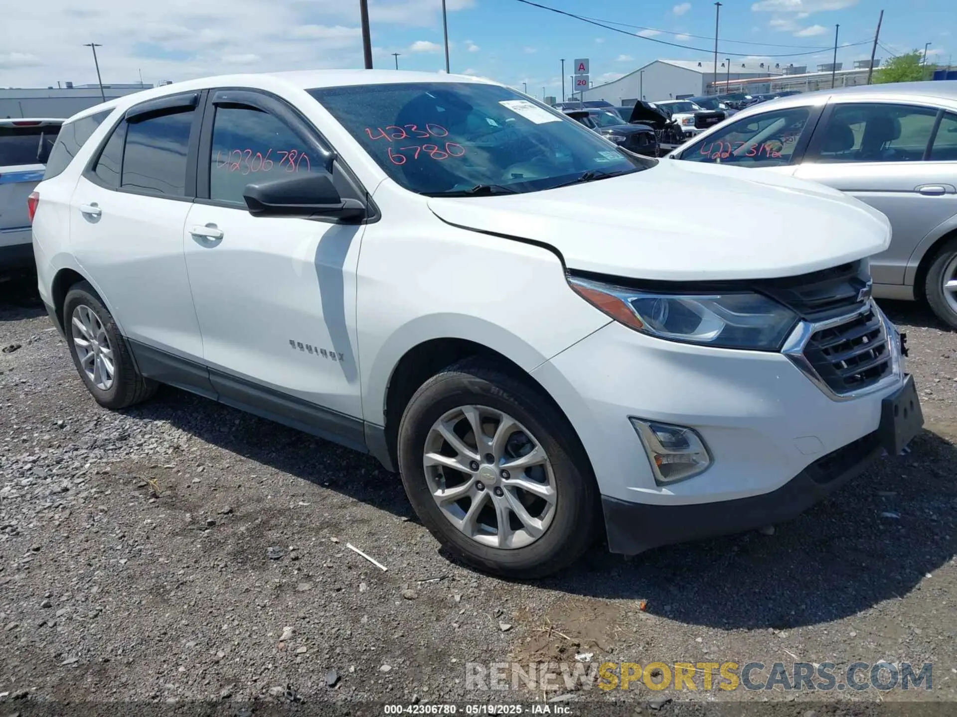 1 fotografías del automóvil dañado 3GNAXHEV5LS515051 CHEVROLET EQUINOX 2020