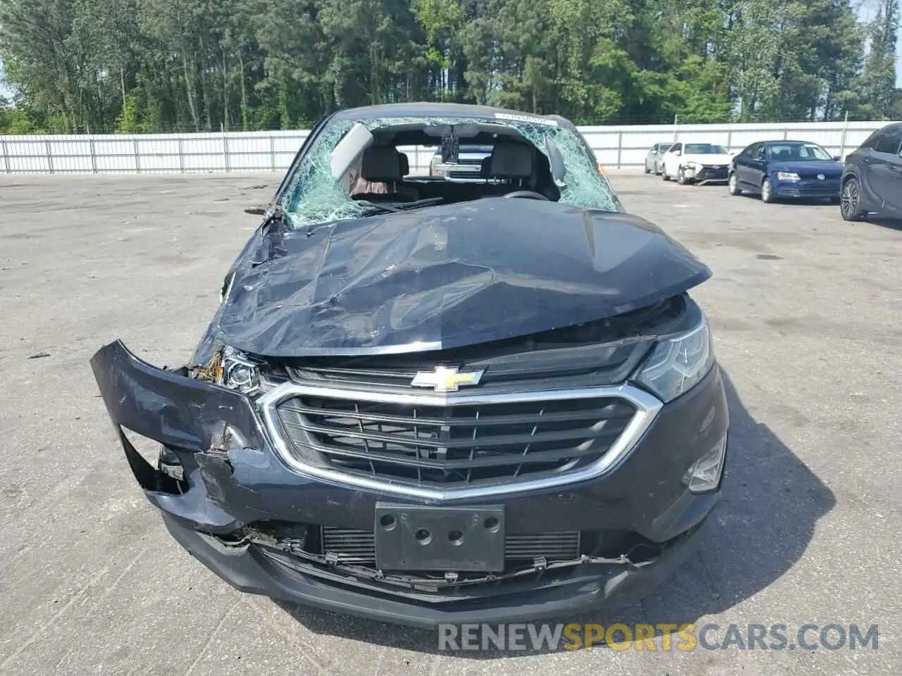 5 fotografías del automóvil dañado 3GNAXHEV5LS612962 CHEVROLET EQUINOX 2020