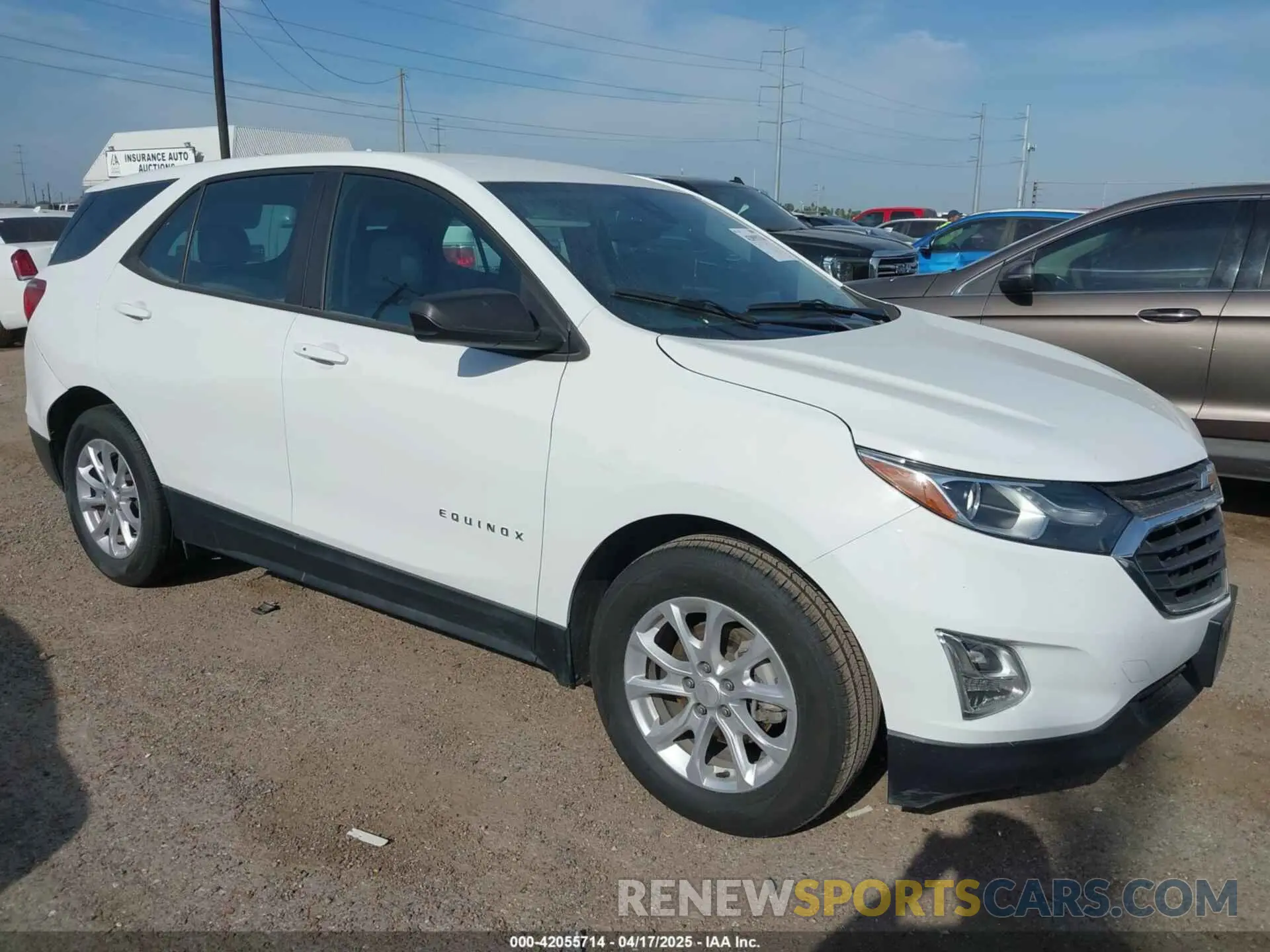 1 fotografías del automóvil dañado 3GNAXHEV6LS628216 CHEVROLET EQUINOX 2020