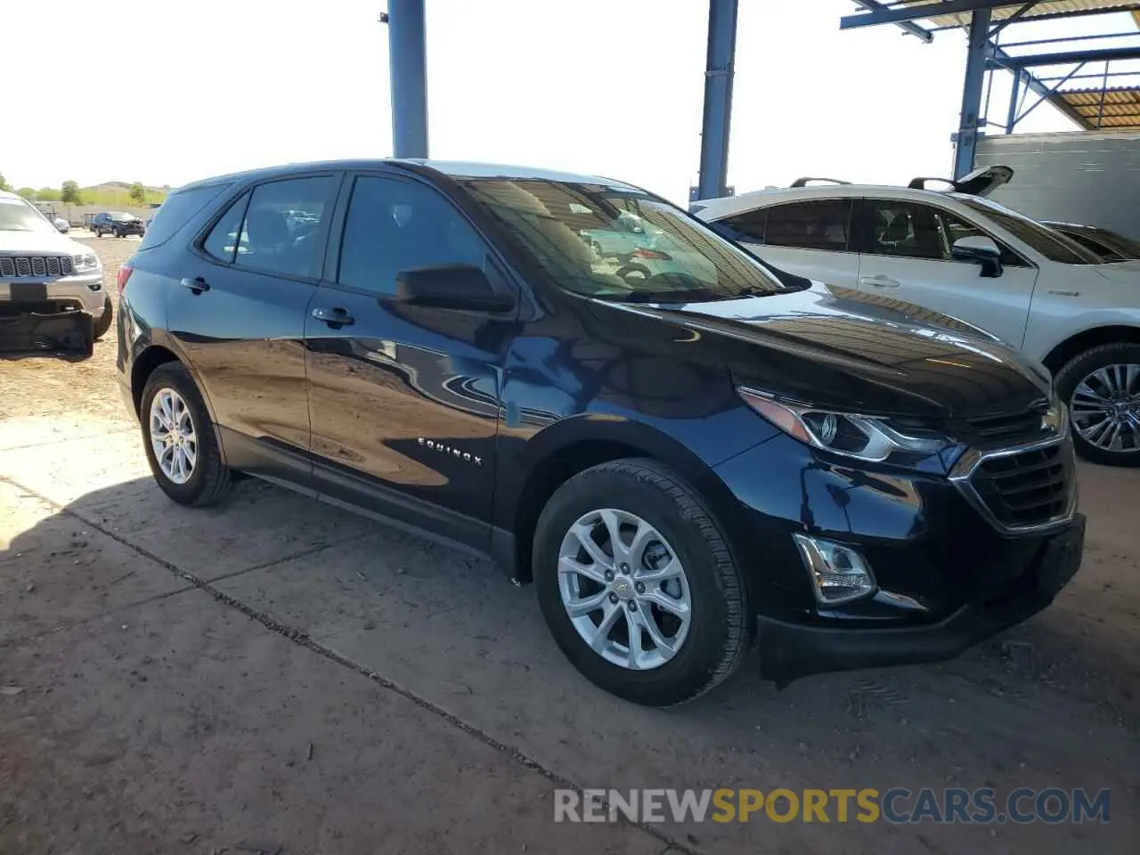 4 fotografías del automóvil dañado 3GNAXHEV6LS698203 CHEVROLET EQUINOX 2020