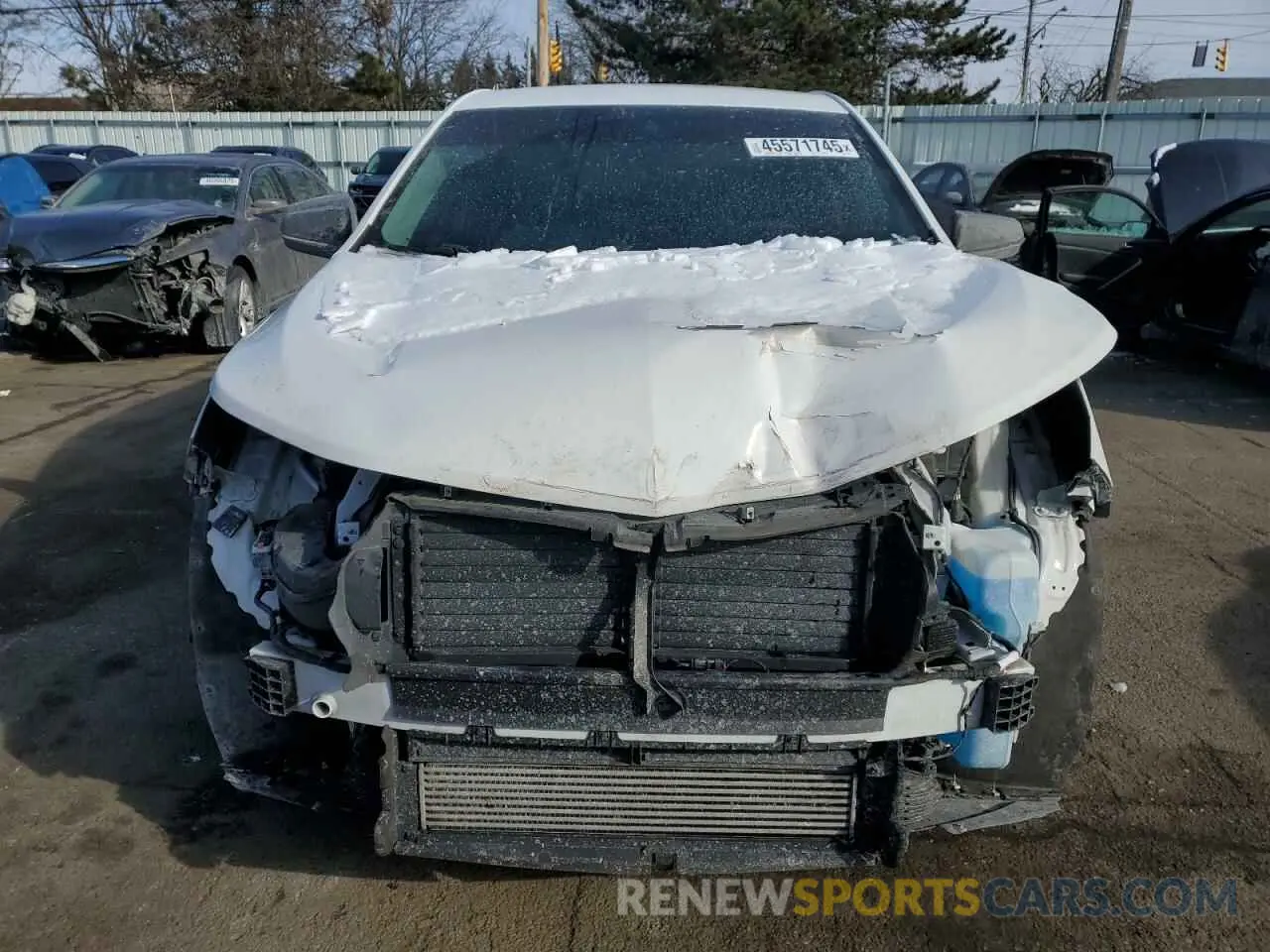 5 fotografías del automóvil dañado 3GNAXHEV7LS504438 CHEVROLET EQUINOX 2020