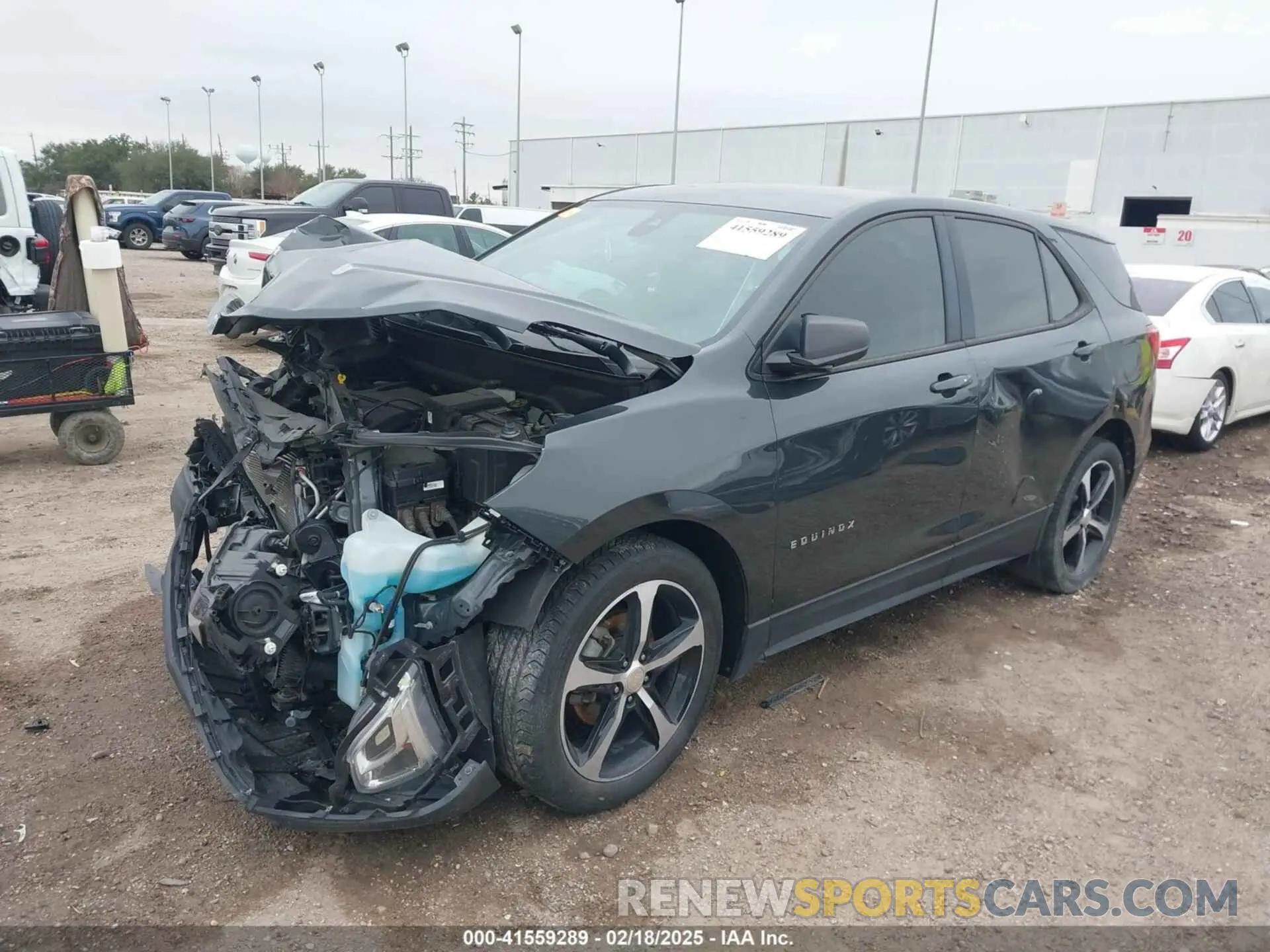 2 fotografías del automóvil dañado 3GNAXHEV7LS614583 CHEVROLET EQUINOX 2020