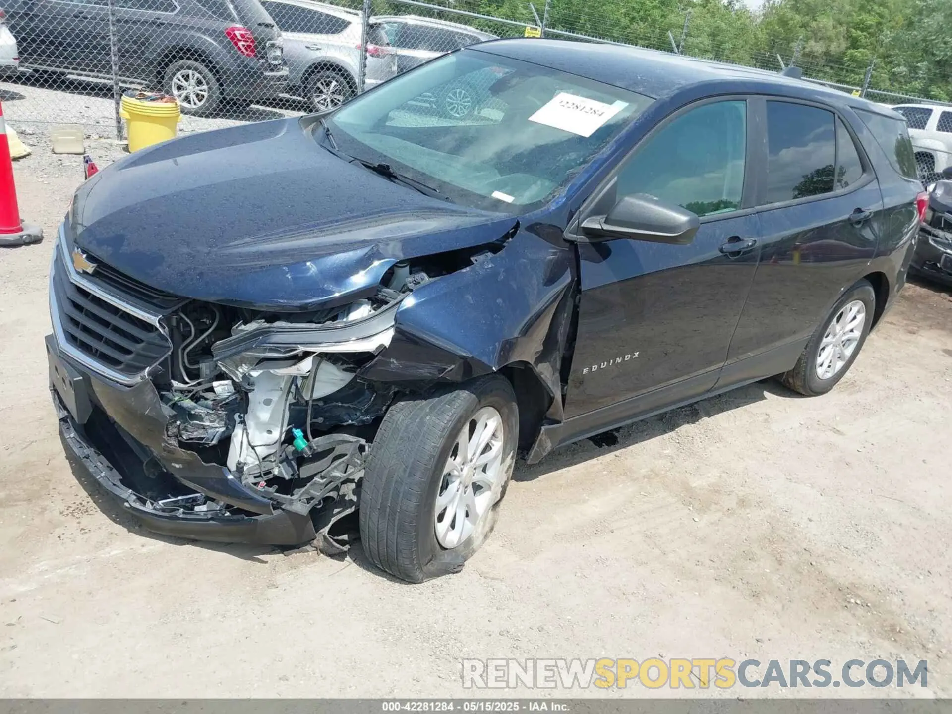 6 fotografías del automóvil dañado 3GNAXHEV7LS661354 CHEVROLET EQUINOX 2020