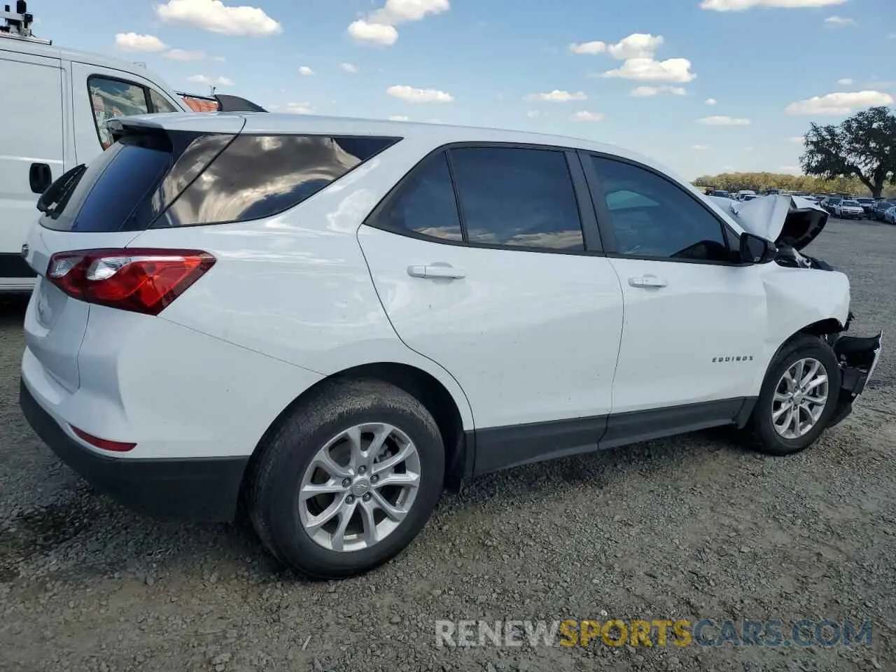 3 fotografías del automóvil dañado 3GNAXHEV7LS663301 CHEVROLET EQUINOX 2020