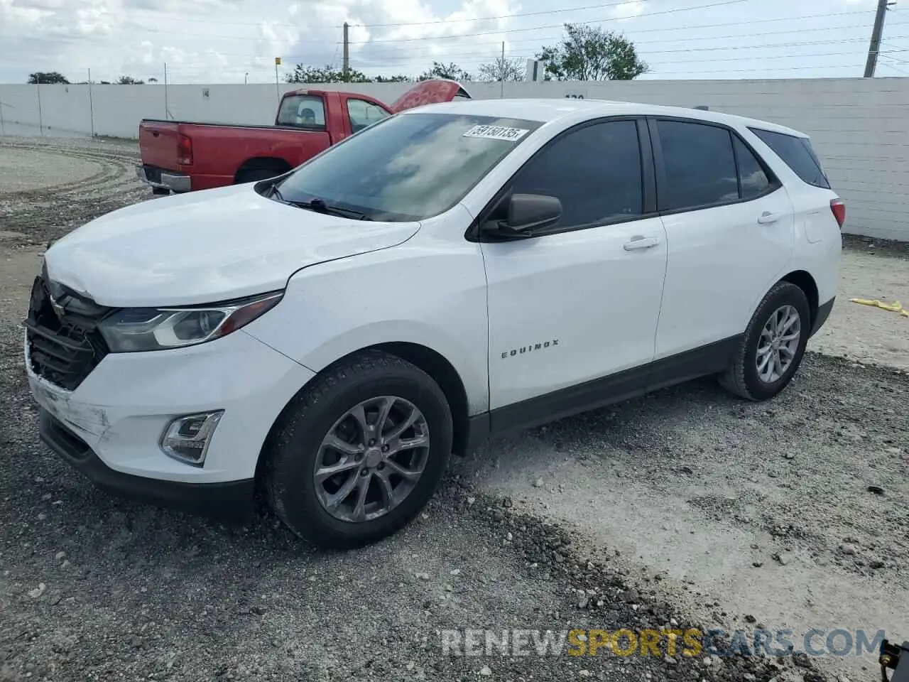 1 fotografías del automóvil dañado 3GNAXHEV7LS732911 CHEVROLET EQUINOX 2020