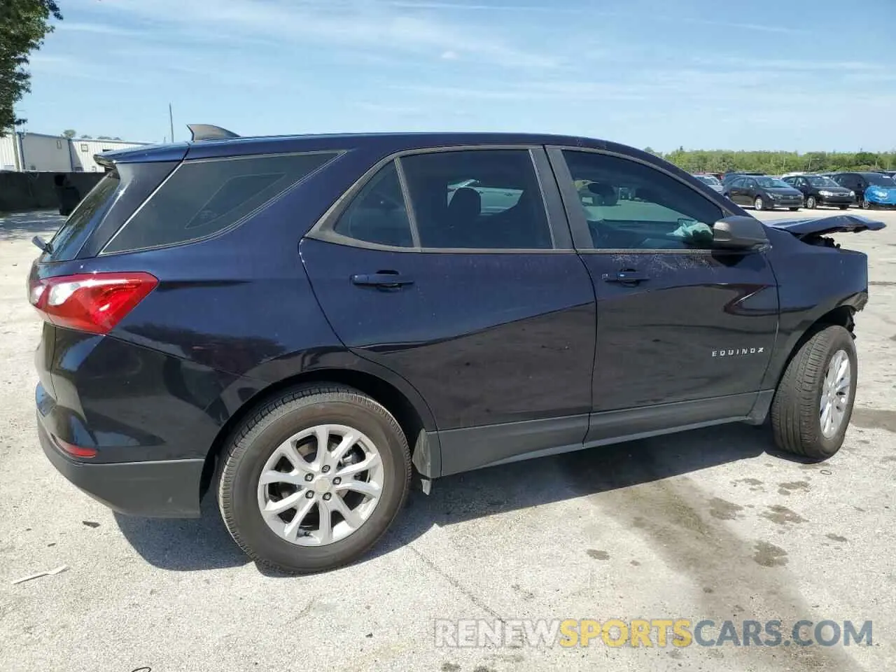 3 fotografías del automóvil dañado 3GNAXHEV8LS523323 CHEVROLET EQUINOX 2020