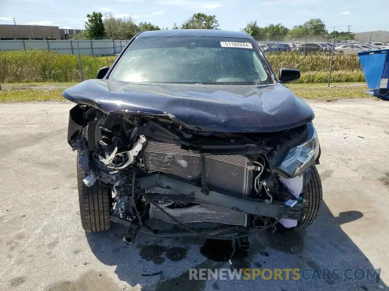 5 fotografías del automóvil dañado 3GNAXHEV8LS523323 CHEVROLET EQUINOX 2020