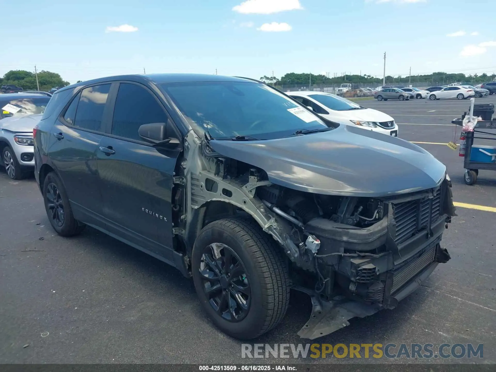 1 fotografías del automóvil dañado 3GNAXHEV8LS627987 CHEVROLET EQUINOX 2020