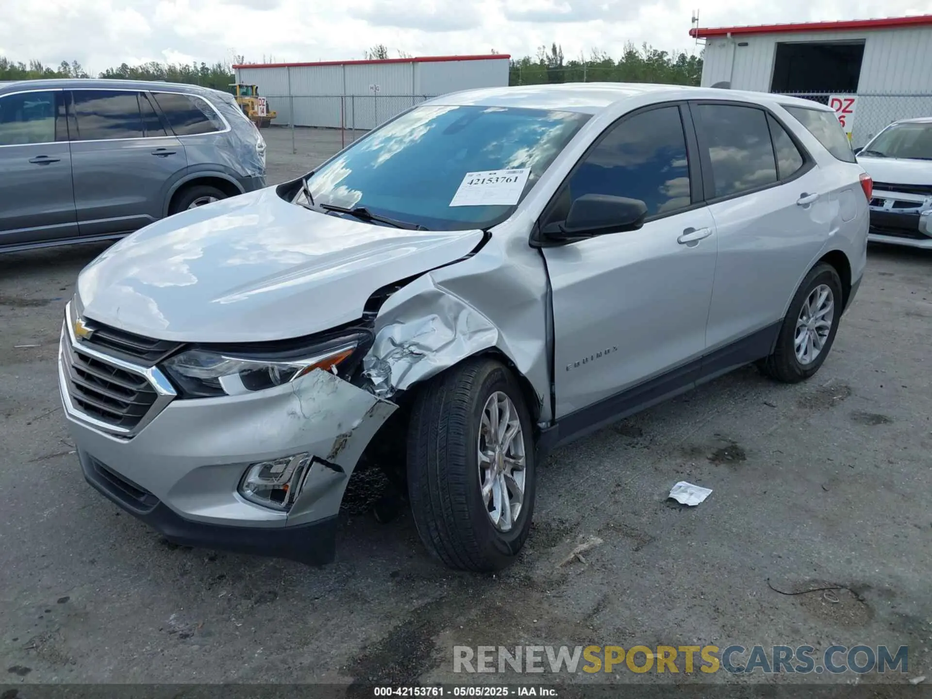 2 fotografías del automóvil dañado 3GNAXHEV8LS696940 CHEVROLET EQUINOX 2020