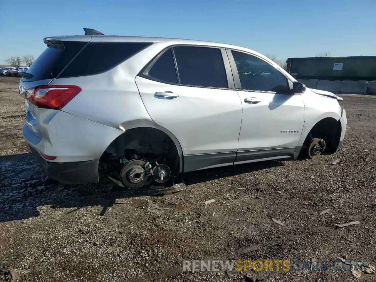 3 fotografías del automóvil dañado 3GNAXHEV8LS705118 CHEVROLET EQUINOX 2020